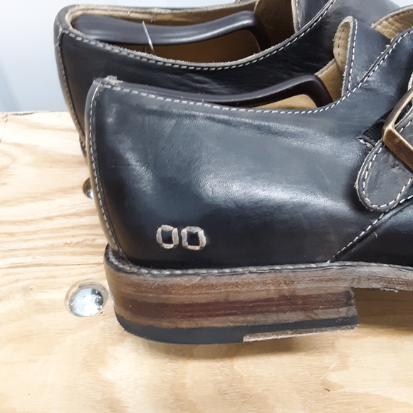 Bed Stu Men's 11½ Leather Monk Strap Oxford Shoes - Picture 6 of 12